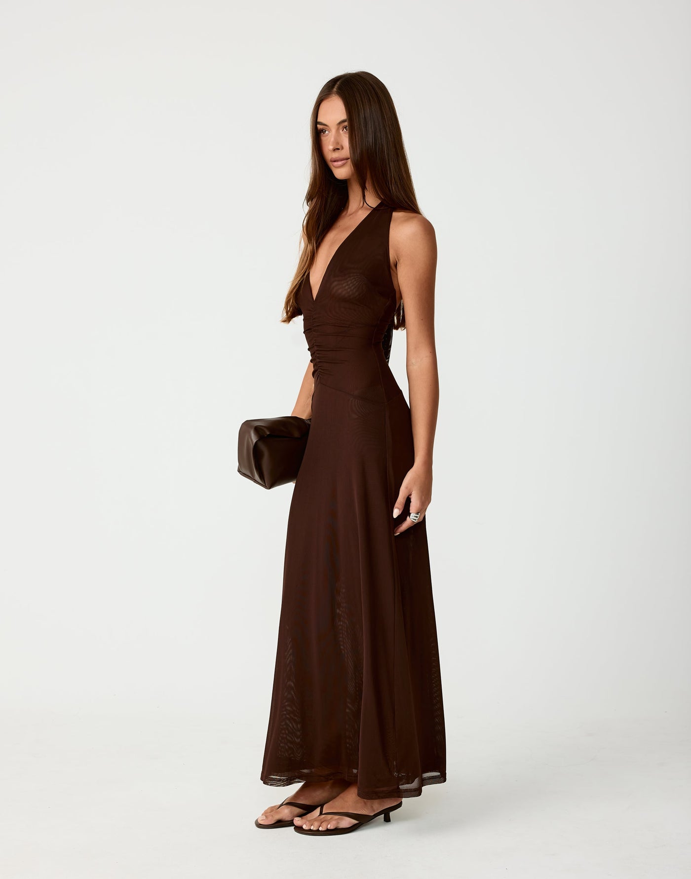 It Girl Maxi Dress (Chocolate)