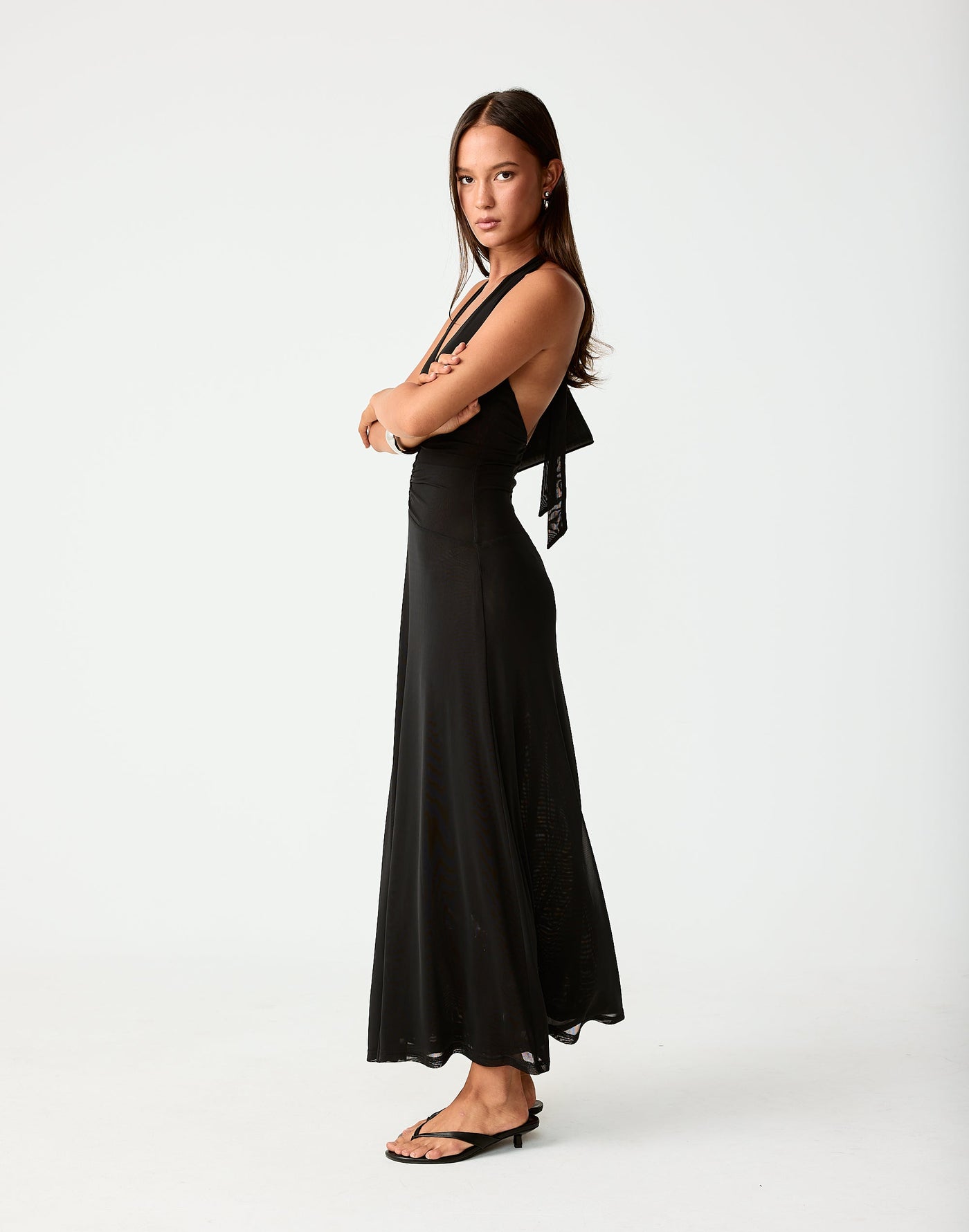  - Women's Dress - Charcoal Clothing