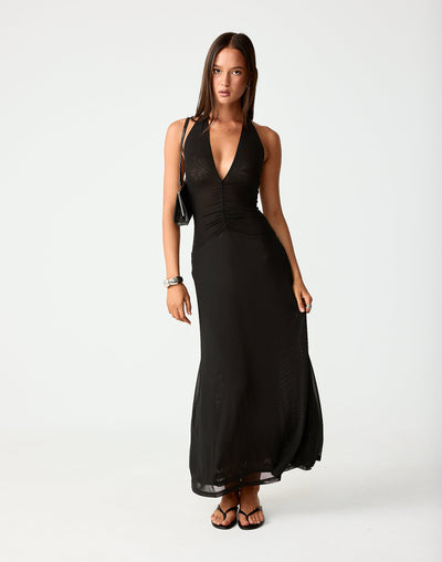  - Women's Dress - Charcoal Clothing