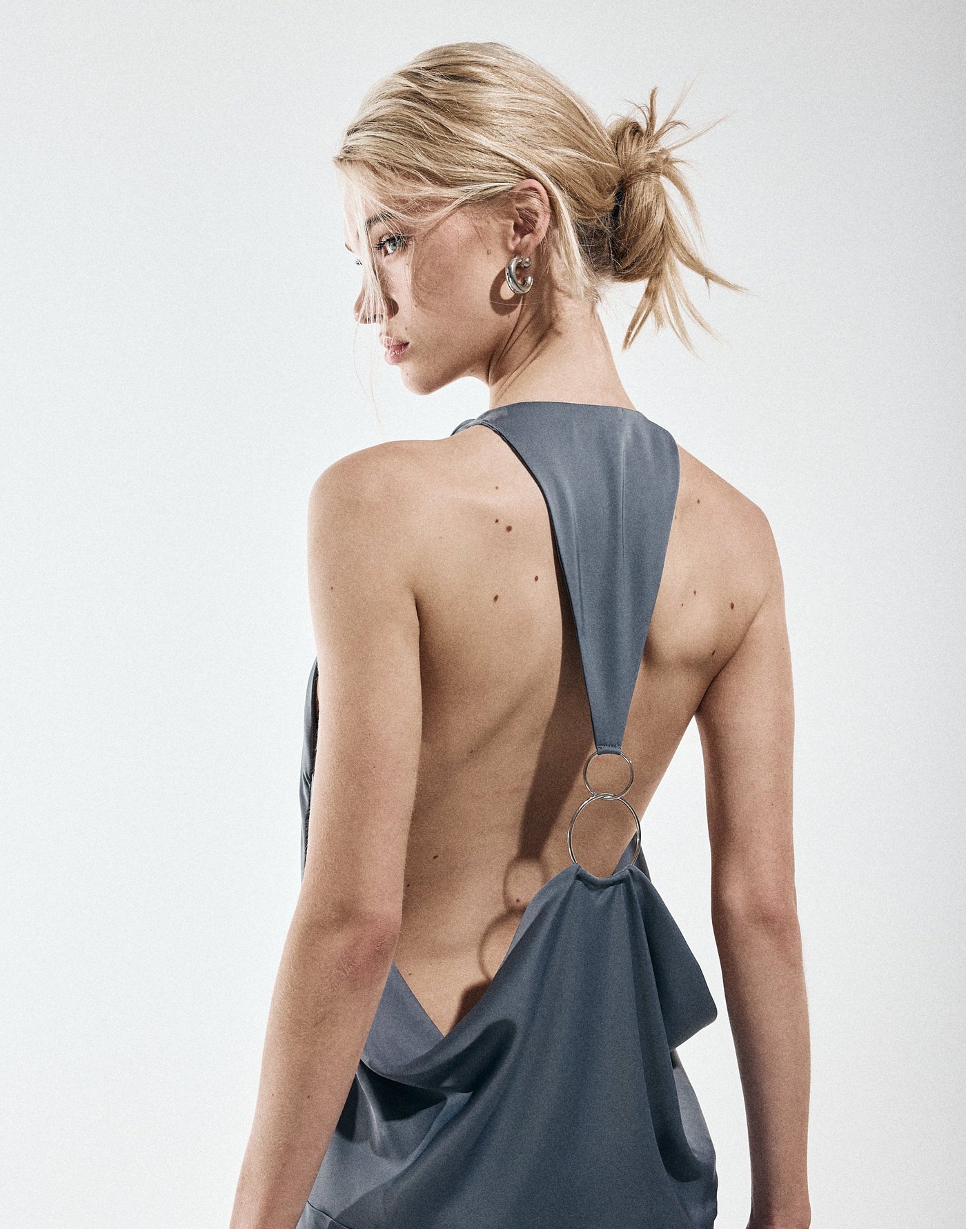  - Women's Dress - Charcoal Clothing