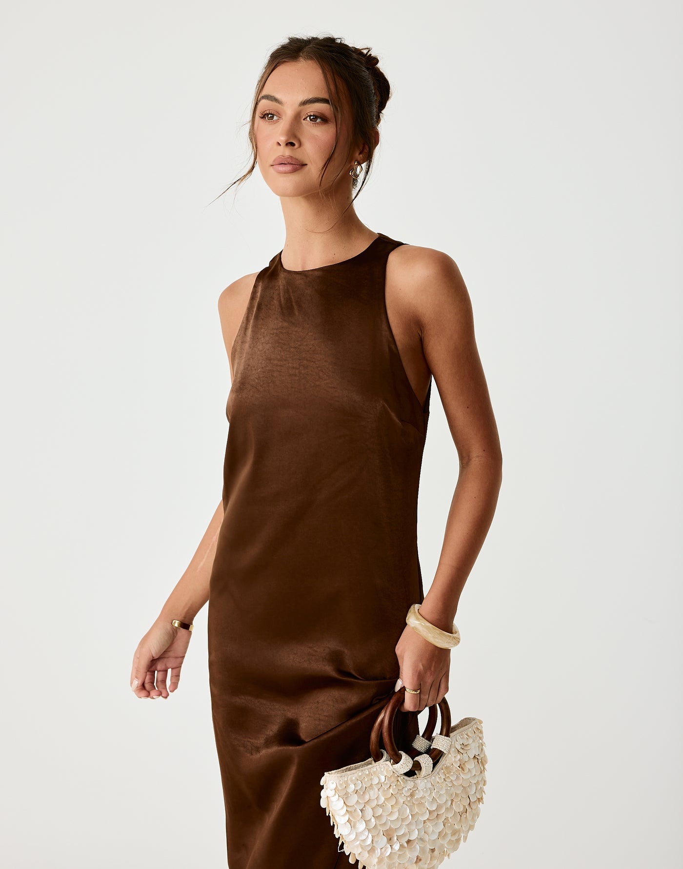  - Women's Dress - Charcoal Clothing