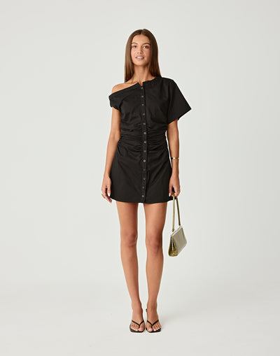  - Women's Dress - Charcoal Clothing