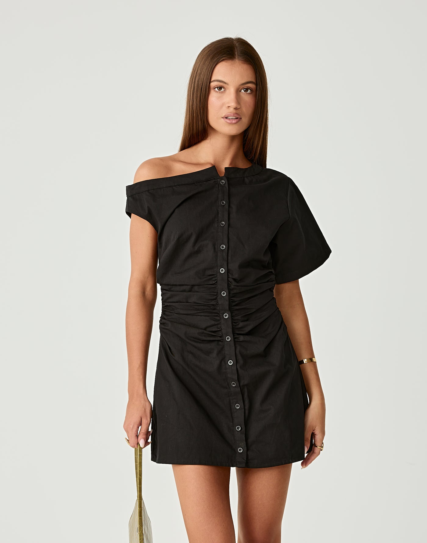  - Women's Dress - Charcoal Clothing