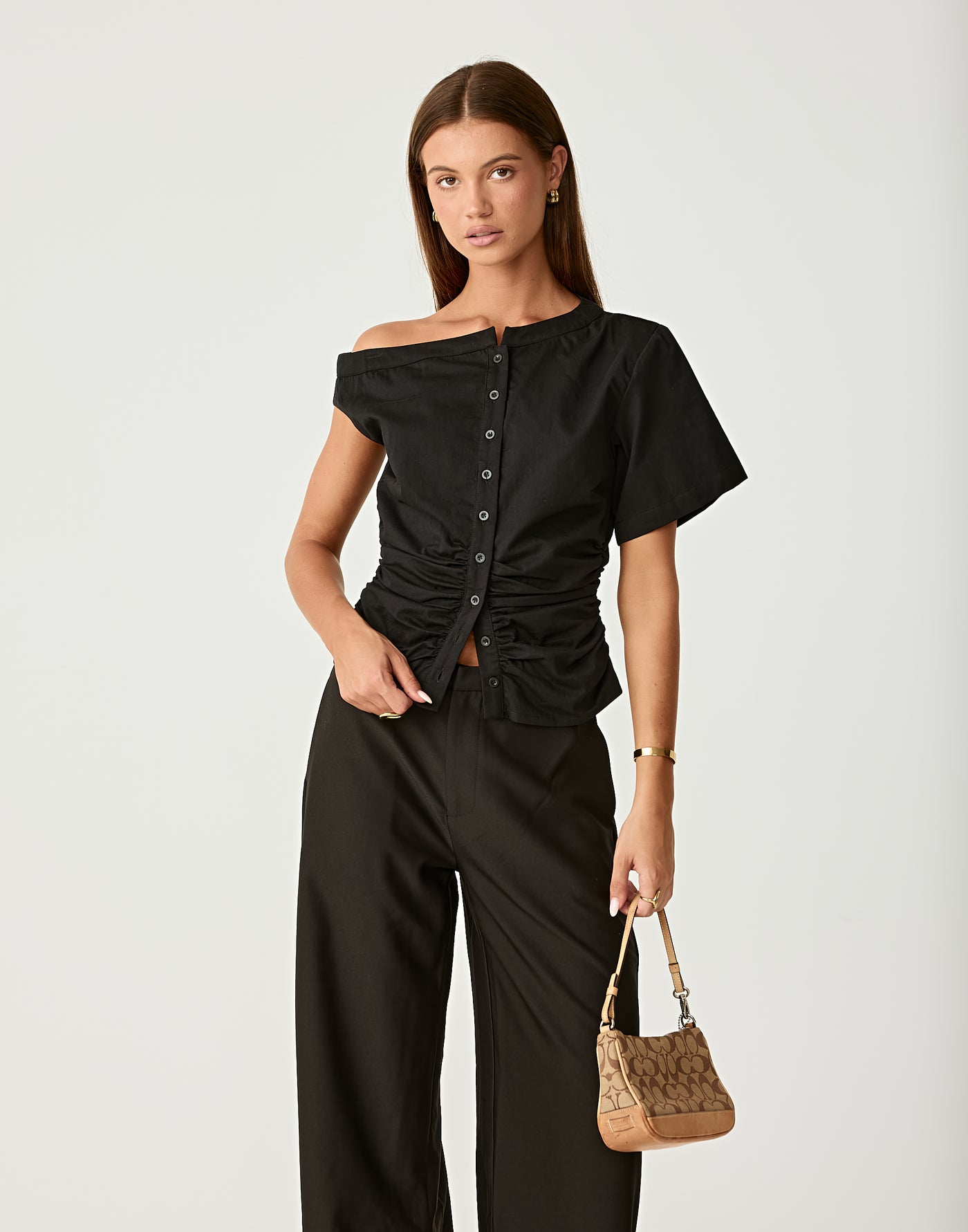  - Women's Top - Charcoal Clothing