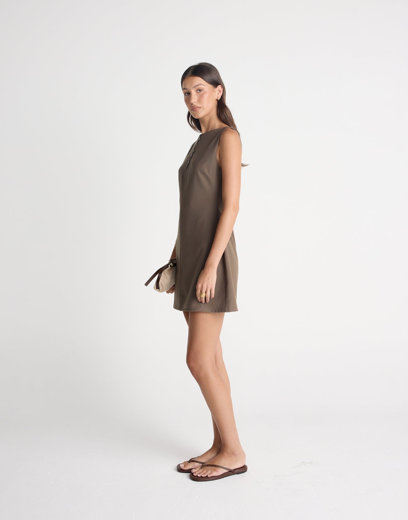  - Women's Dress - Charcoal Clothing