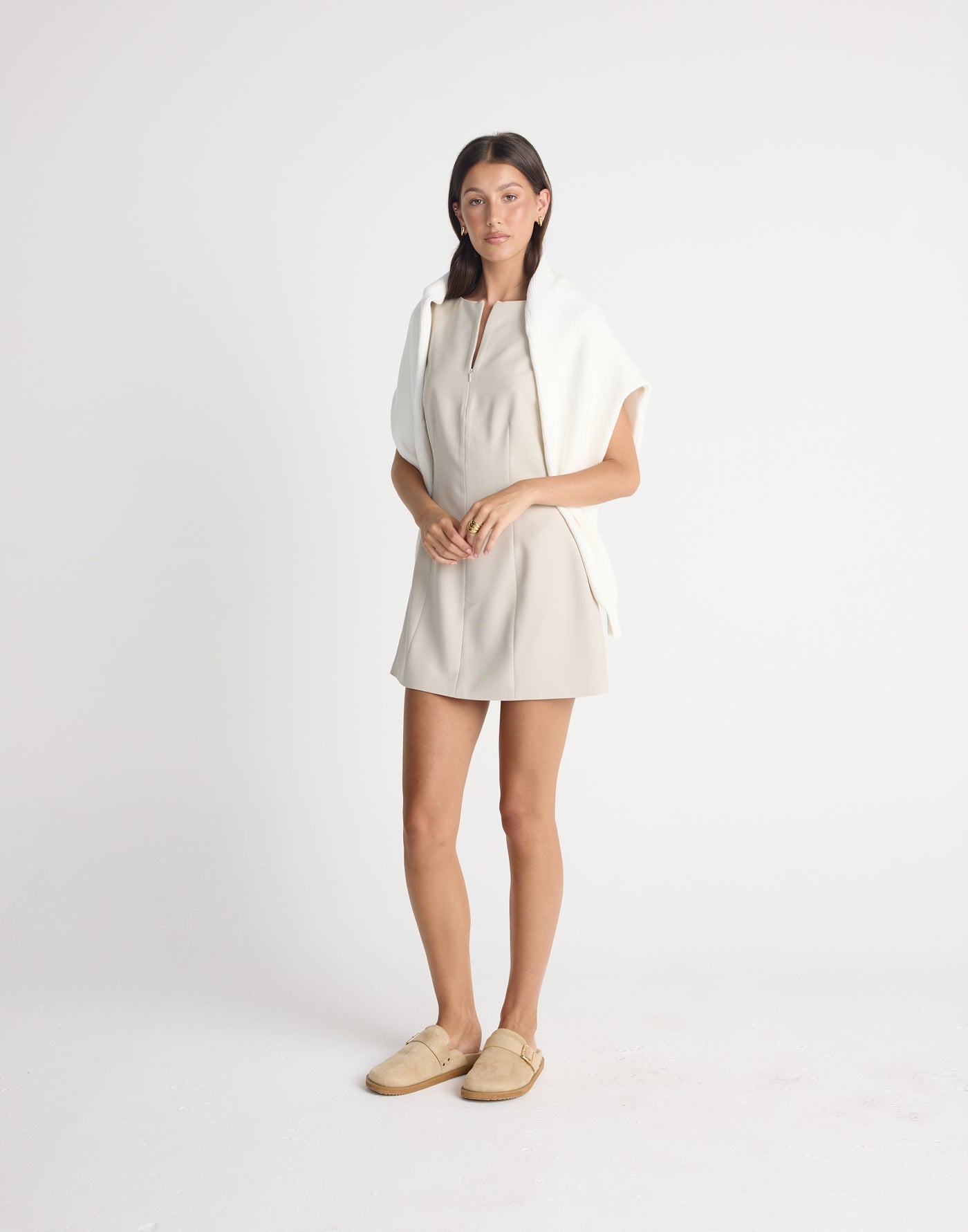  - Women's Dress - Charcoal Clothing