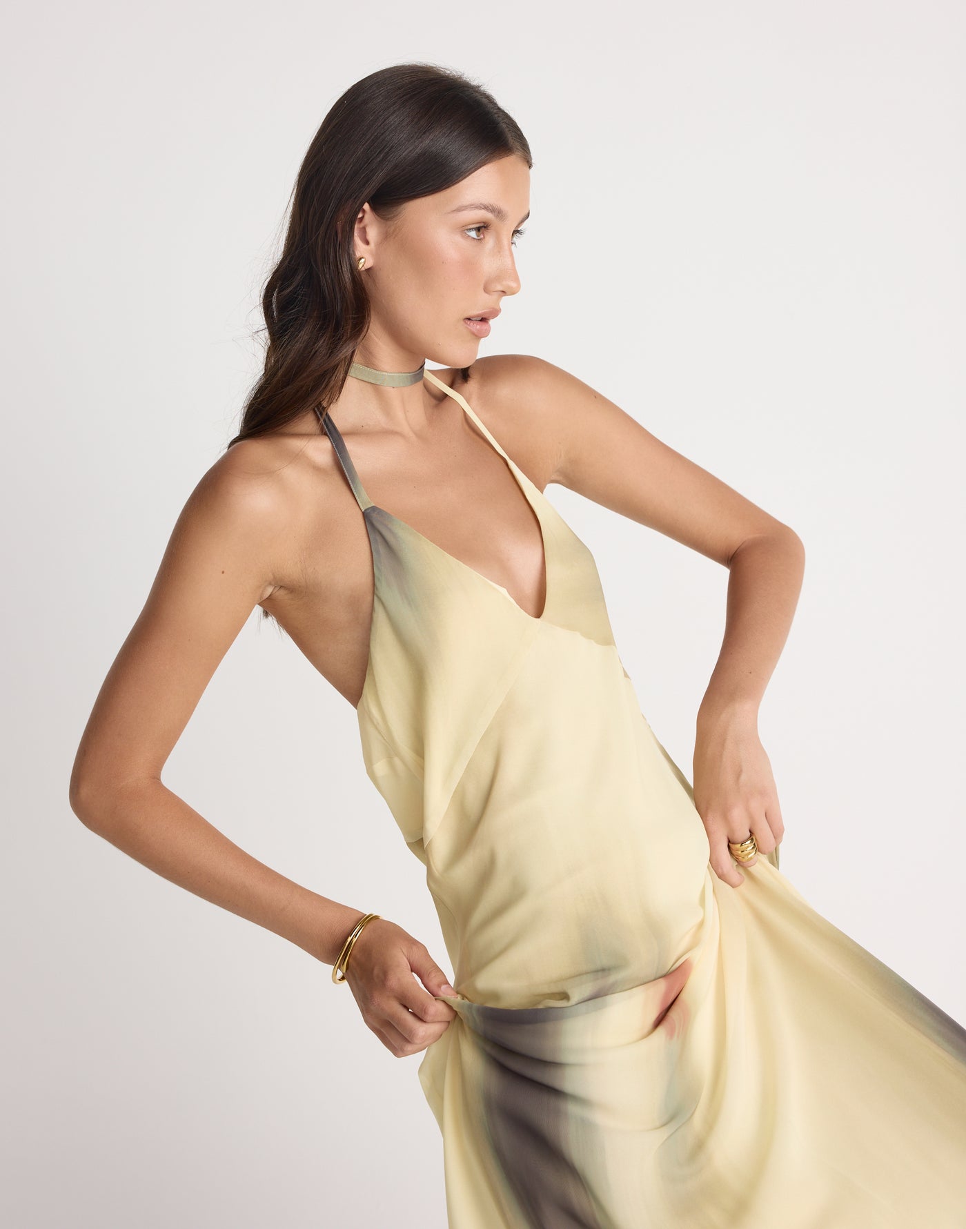  - Women's Dress - Charcoal Clothing