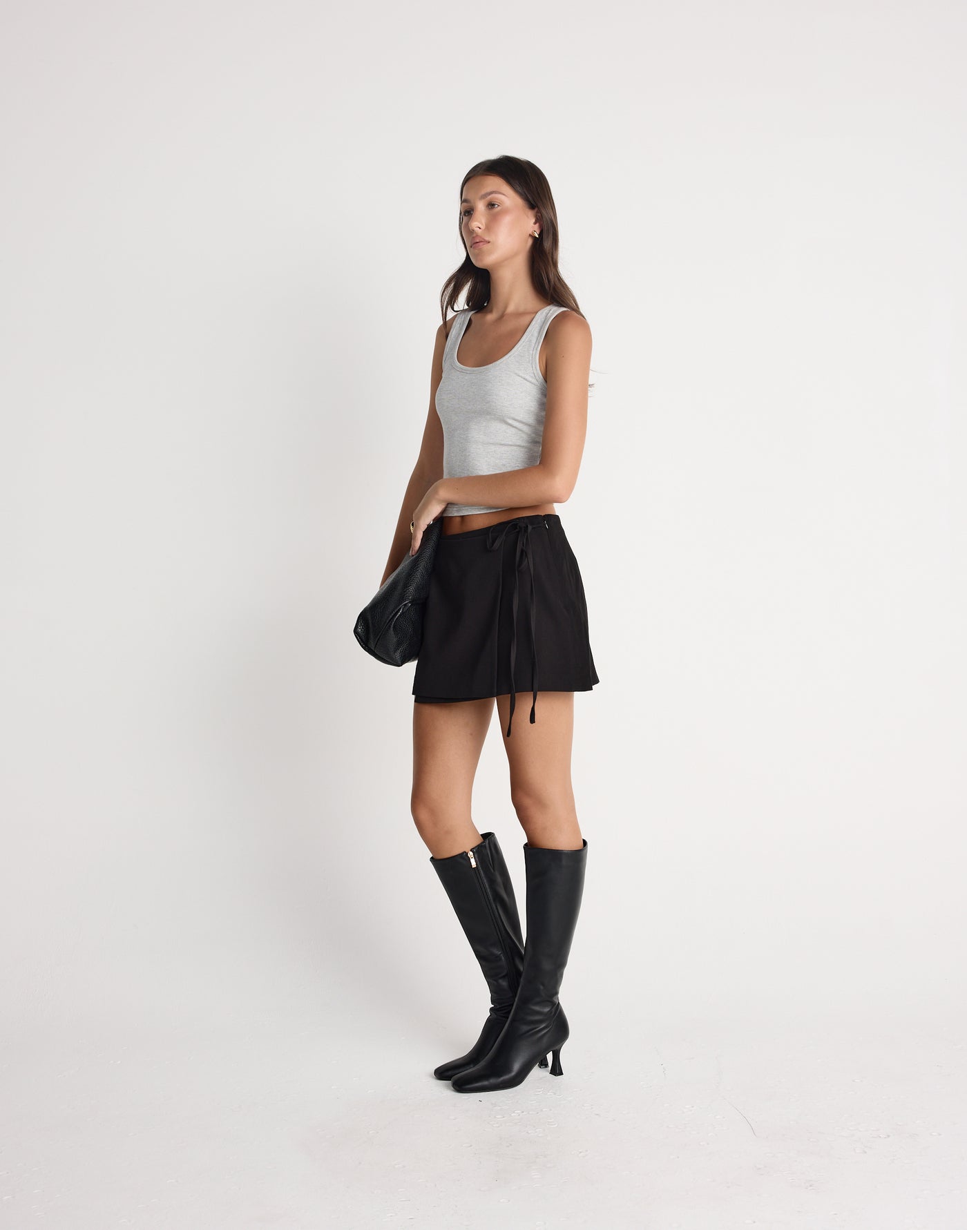  - Women's Skort - Charcoal Clothing