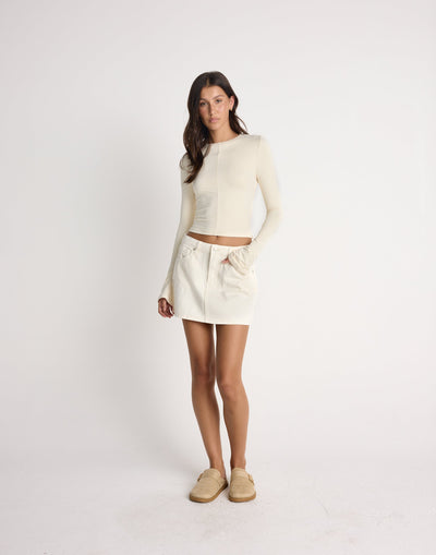  - Women's Skirt - Charcoal Clothing