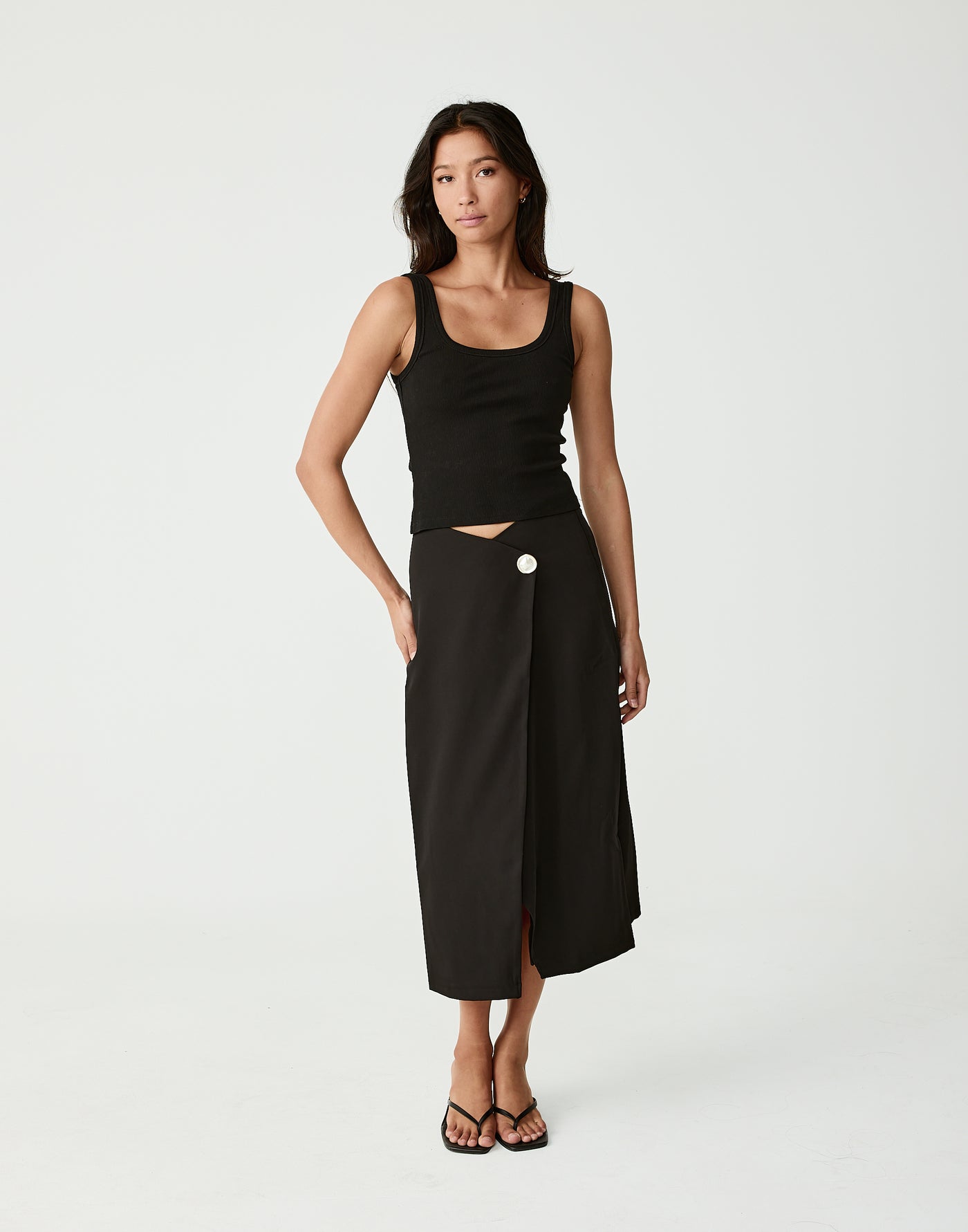  - Women's Skirt - Charcoal Clothing