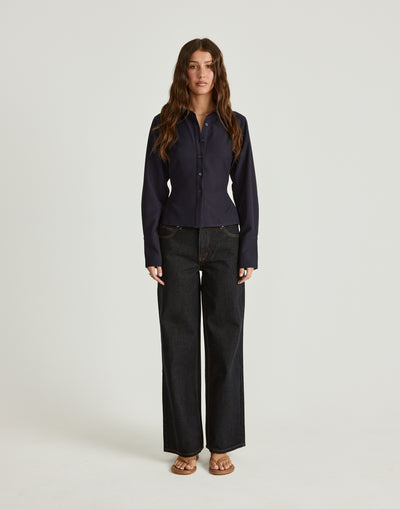  - Women's Top - Charcoal Clothing