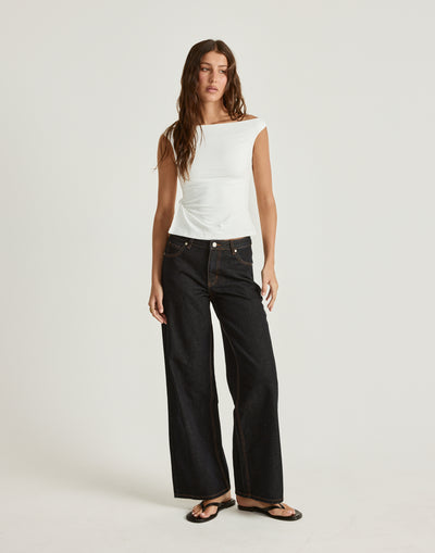  - Women's Top - Charcoal Clothing