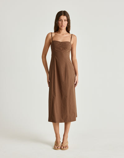  - Women's Dress - Charcoal Clothing
