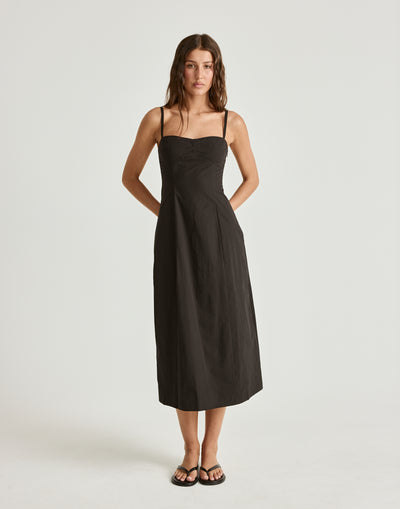  - Women's Dress - Charcoal Clothing