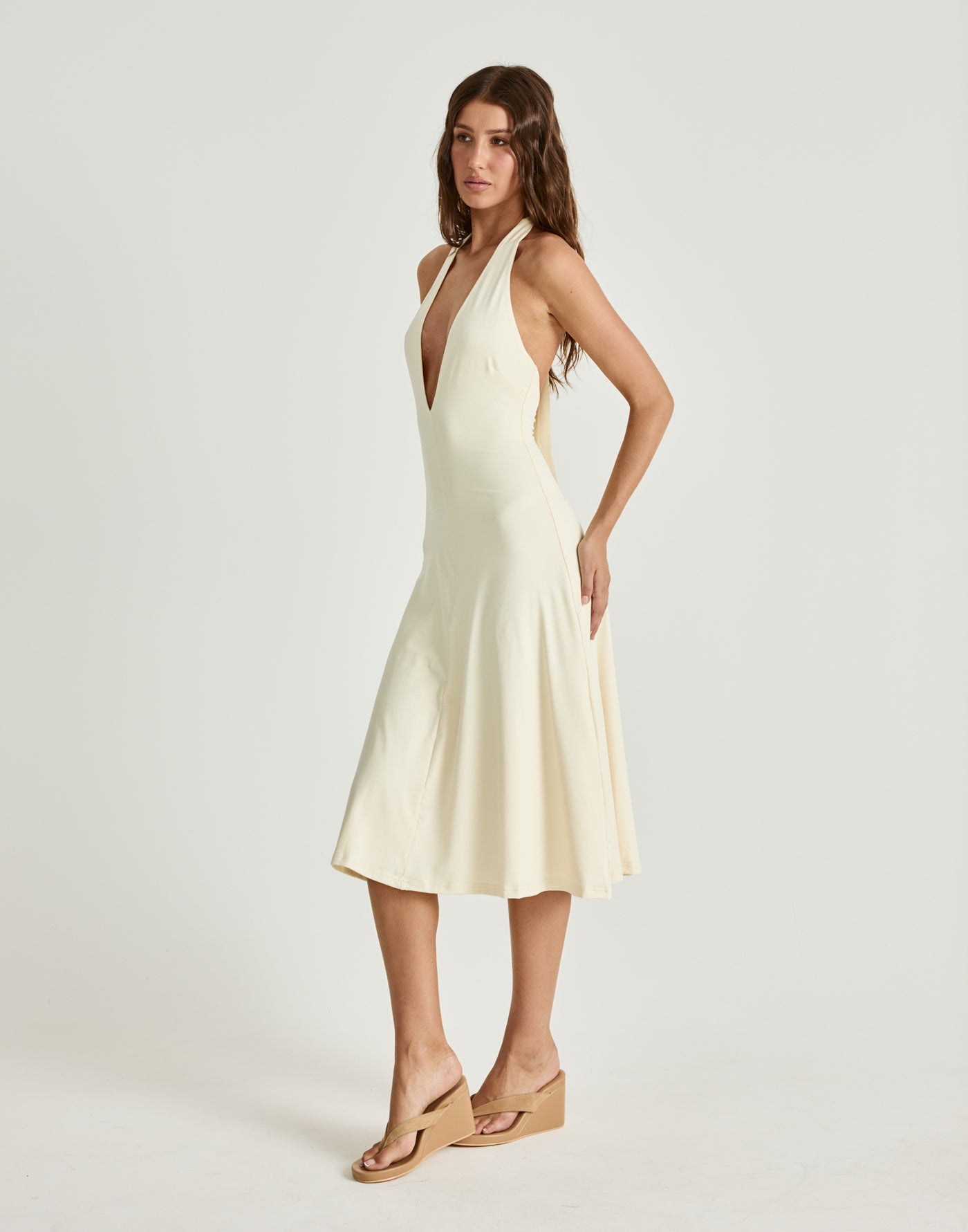  - Women's Dress - Charcoal Clothing