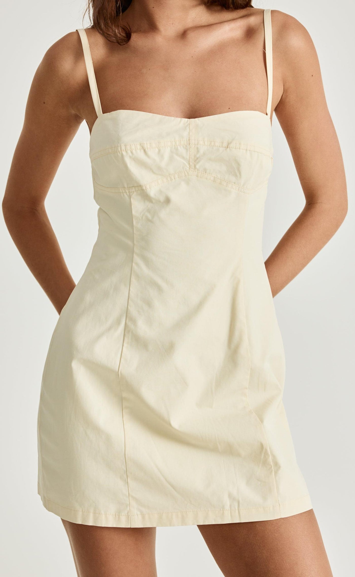 duran pleated mini dress B Darlin Juniors' Striped Pleated Mini Dress - White