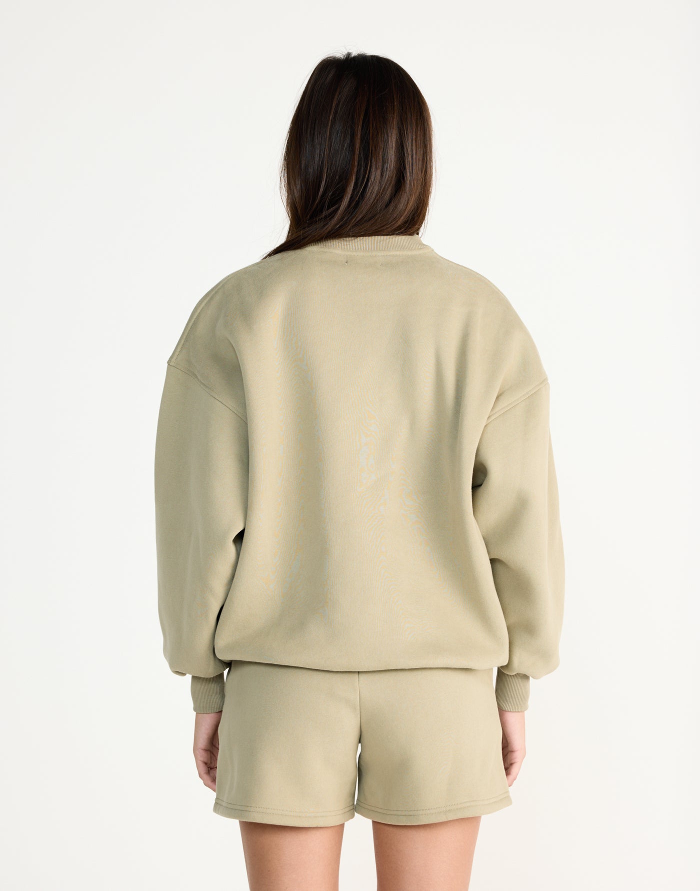 Ellis Sweatshirt (Matcha) | CHARCOAL EXCLUSIVE | Crew neck jumper with fleece lining - Women's Outerwear - Charcoal Clothing