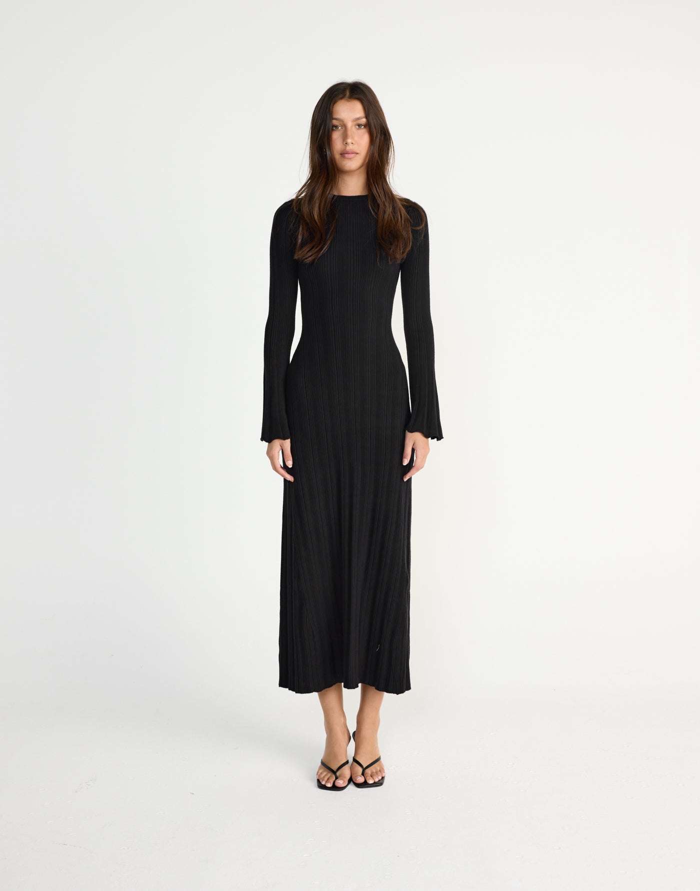 Robin Long Sleeve Maxi Dress (Black) | CHARCOAL Exclusive - - Women's Dress - Charcoal Clothing