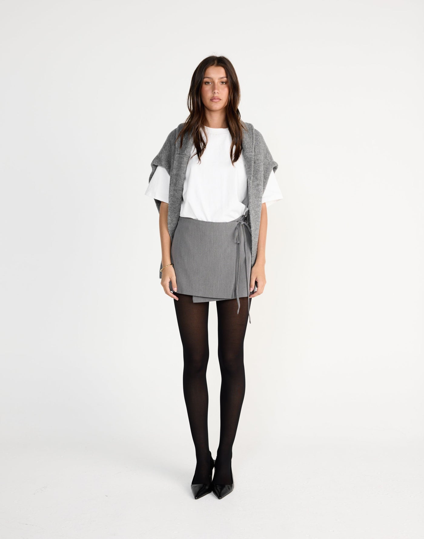  - Women's Skirt - Charcoal Clothing