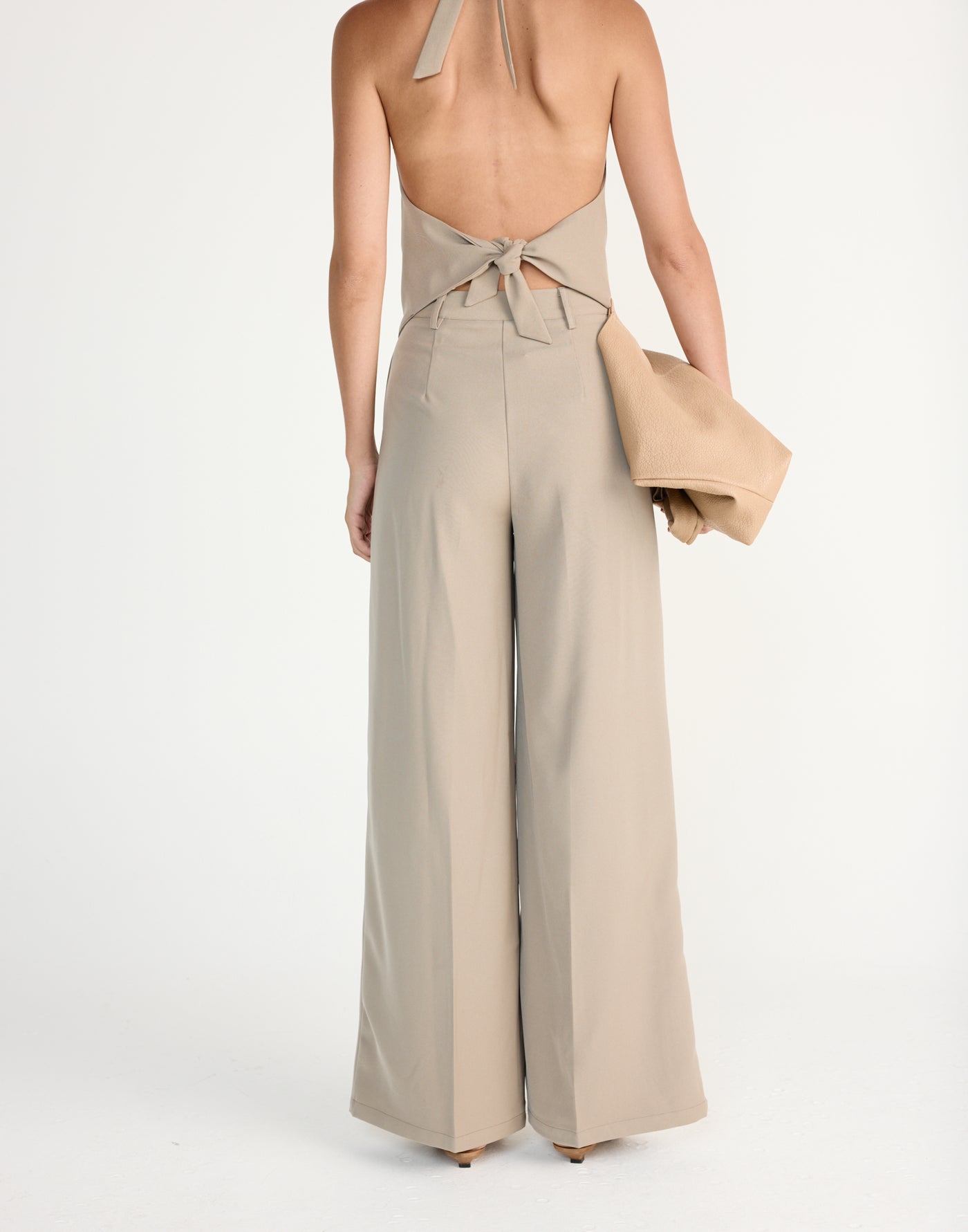Grace Pants (Dusty Sage) | CHARCOAL EXCLUSIVE | High waisted straight leg pants - Women's Pants - Charcoal Clothing