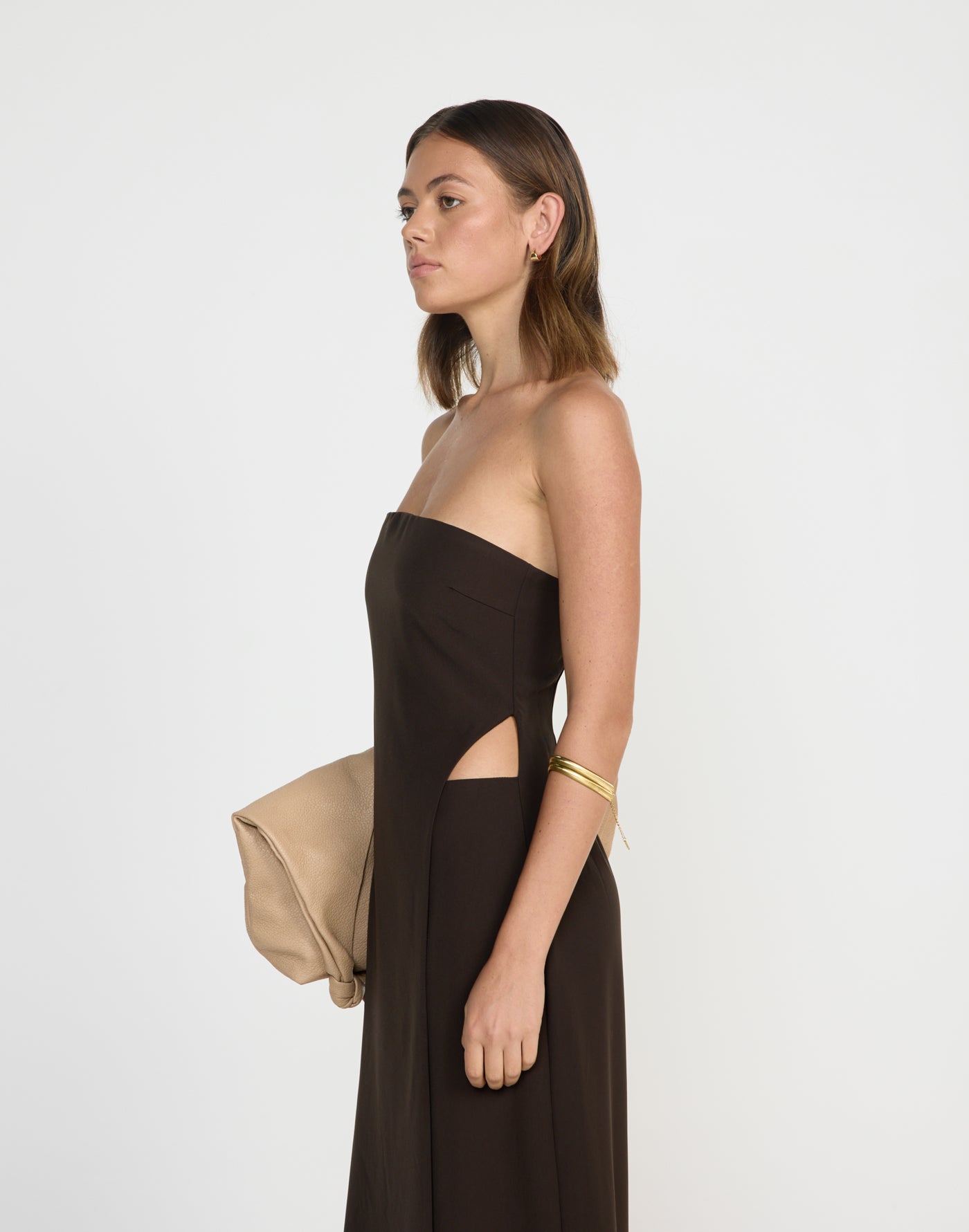 Gabby Maxi Dress (Choc) | CHARCOAL Exclusive - - Women's Dress - Charcoal Clothing