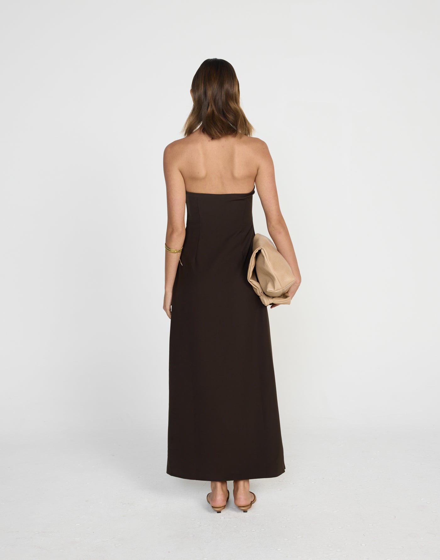 Gabby Maxi Dress (Choc) | CHARCOAL Exclusive - - Women's Dress - Charcoal Clothing