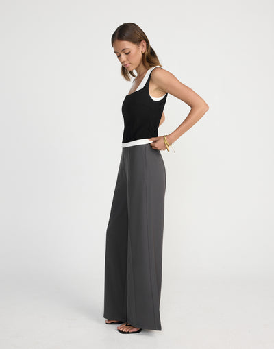 Esme Pants (Slate) | CHARCOAL Exclusive - - Women's Pants - Charcoal Clothing
