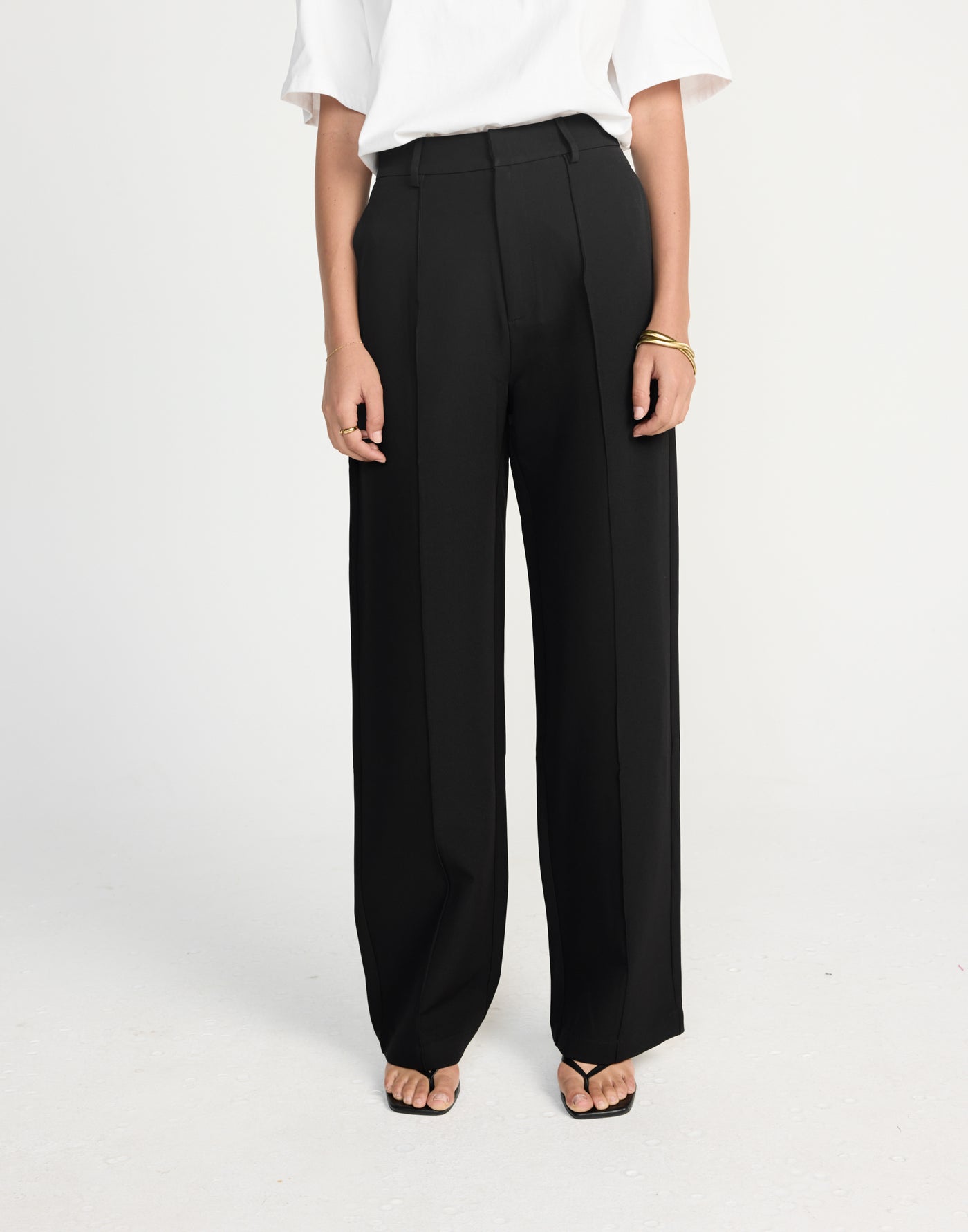 Colden Pants (Black) - Black High Waisted Pants - Women's Pants - Charcoal Clothing