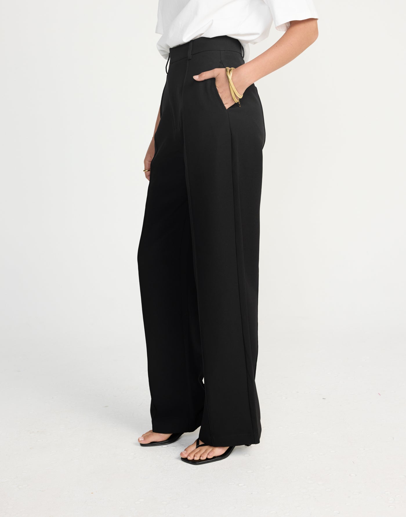 Colden Pants (Black) - Black High Waisted Pants - Women's Pants - Charcoal Clothing