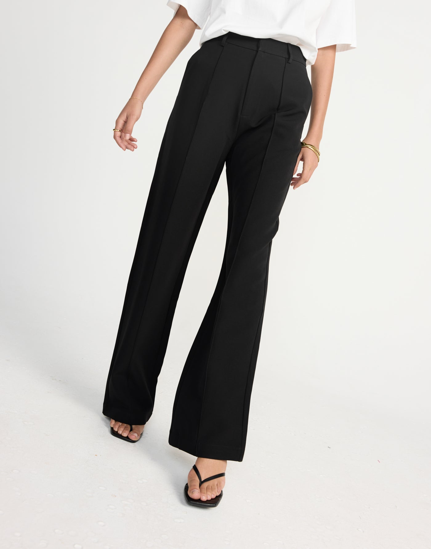 Colden Pants (Black) - Black High Waisted Pants - Women's Pants - Charcoal Clothing