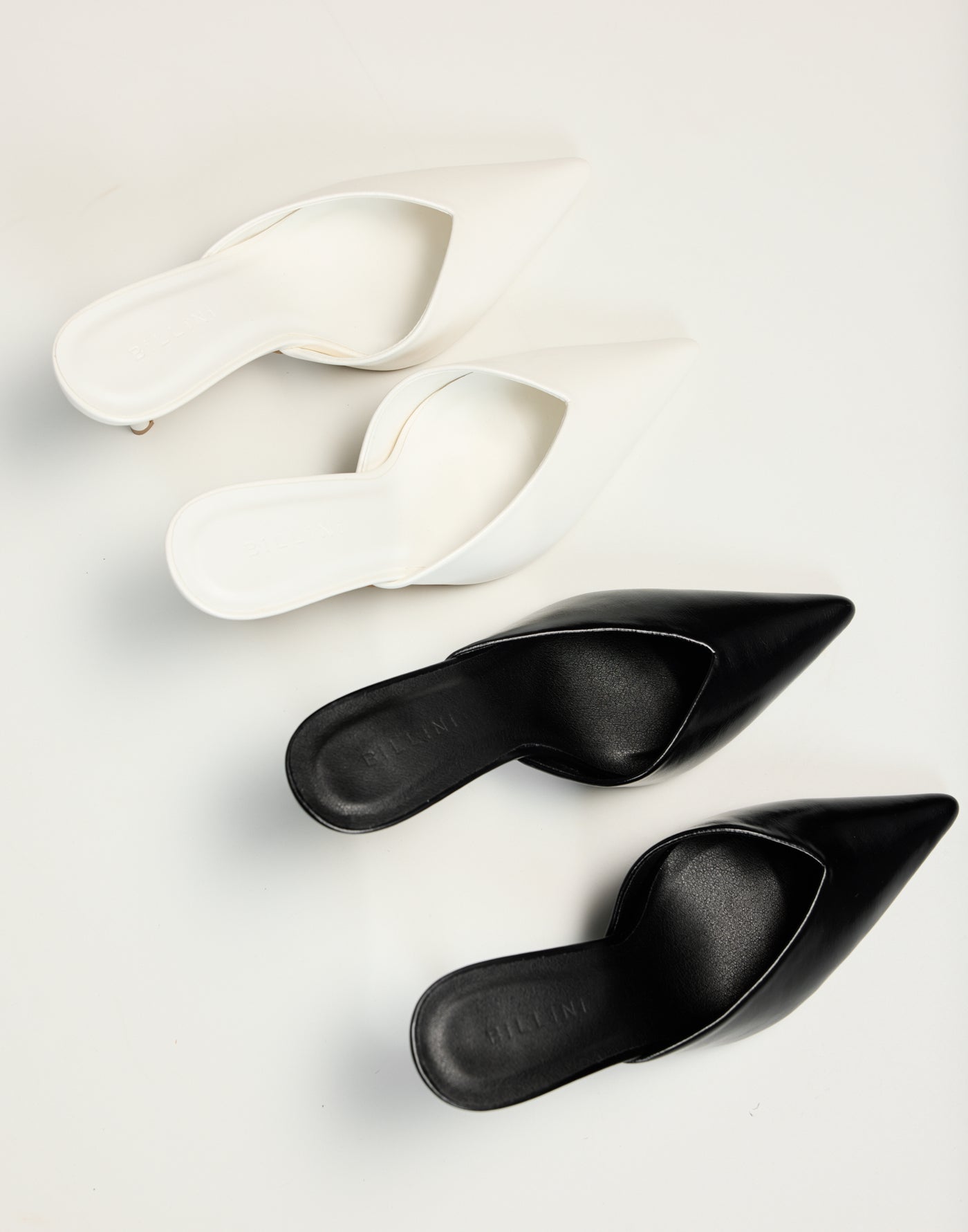 Karey (Black Shine) - By Billini - Black Pointed Toe Pump Heel - Women's Shoes - Charcoal Clothing