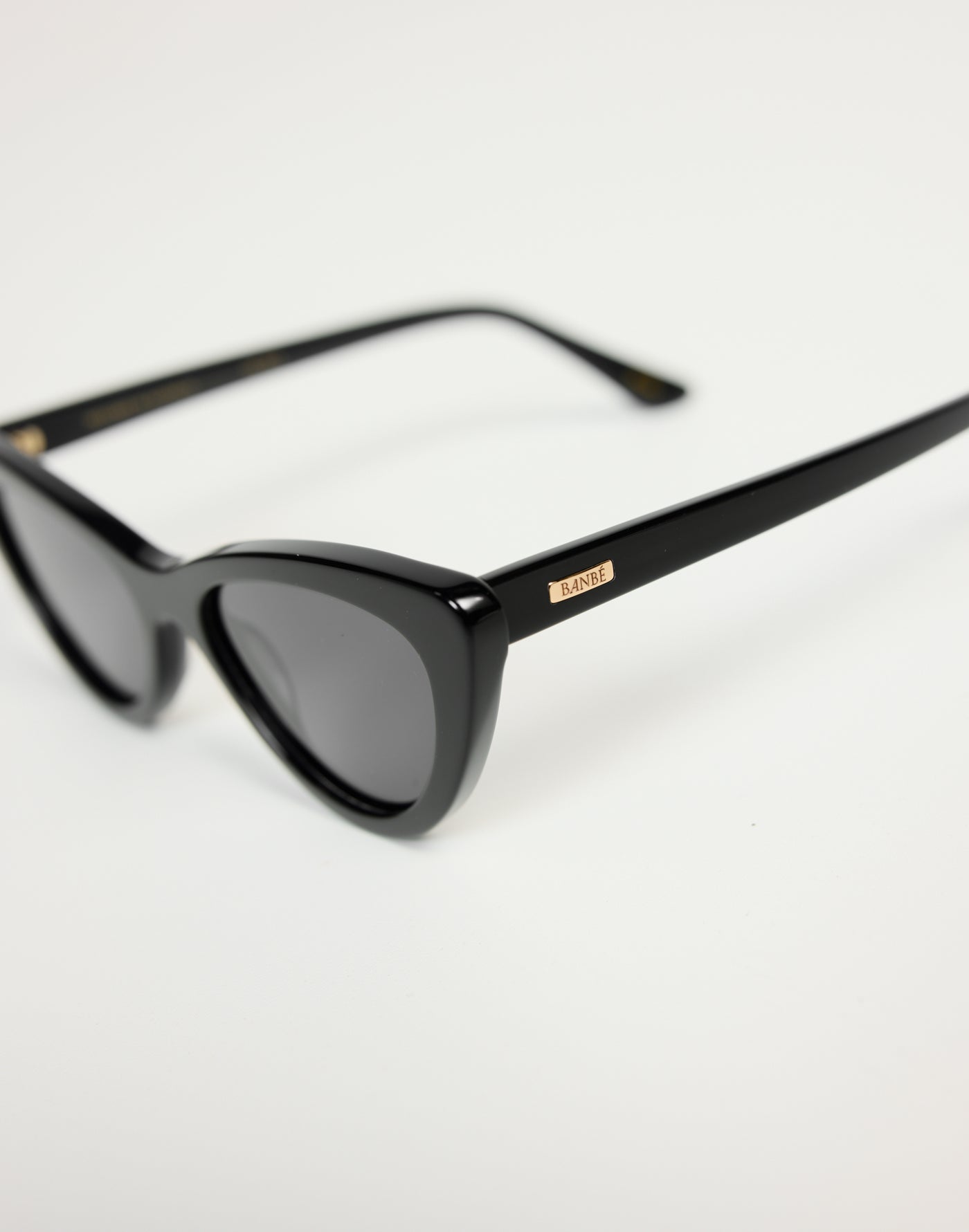 The Isla Sunglasses (Black Black) - By Banbe - Black Tinted Cate Eye Sunglasses - Women's Accessories - Charcoal Clothing