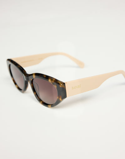 The Alba Sunglasses (Toffee Tort Bisque Pecan) - By Billini - - Women's Accessories - Charcoal Clothing