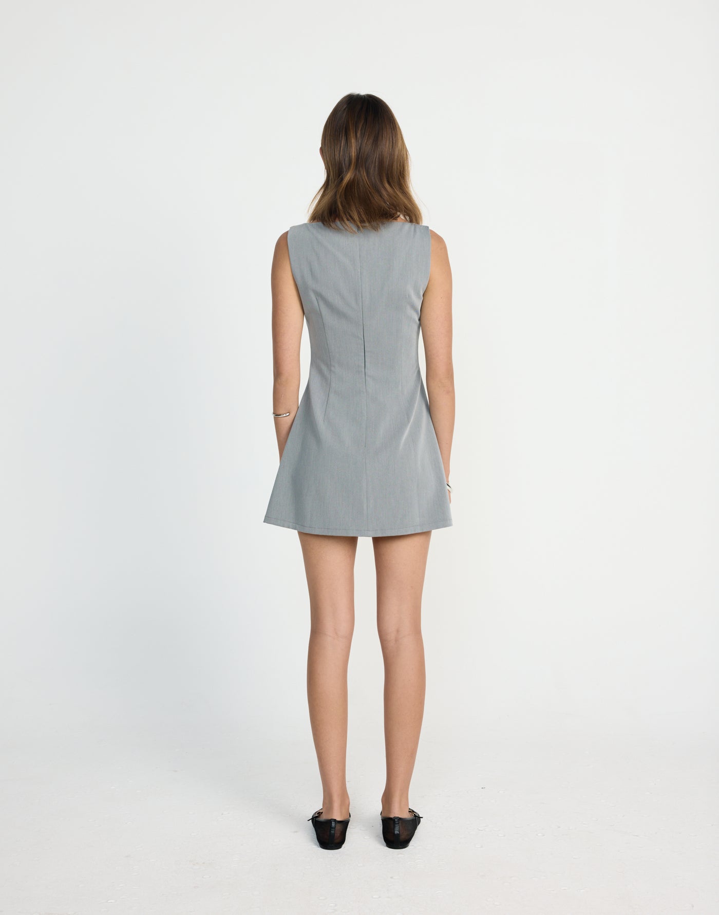  - Women's Dress - Charcoal Clothing