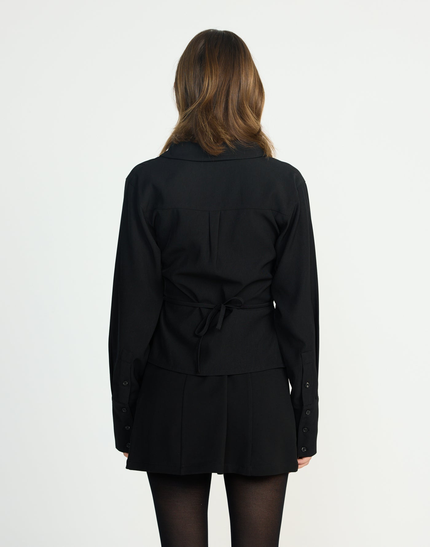 Valkyrie Top (Black) | CHARCOAL EXCLUSIVE | Fitted button up top - Women's Top - Charcoal Clothing