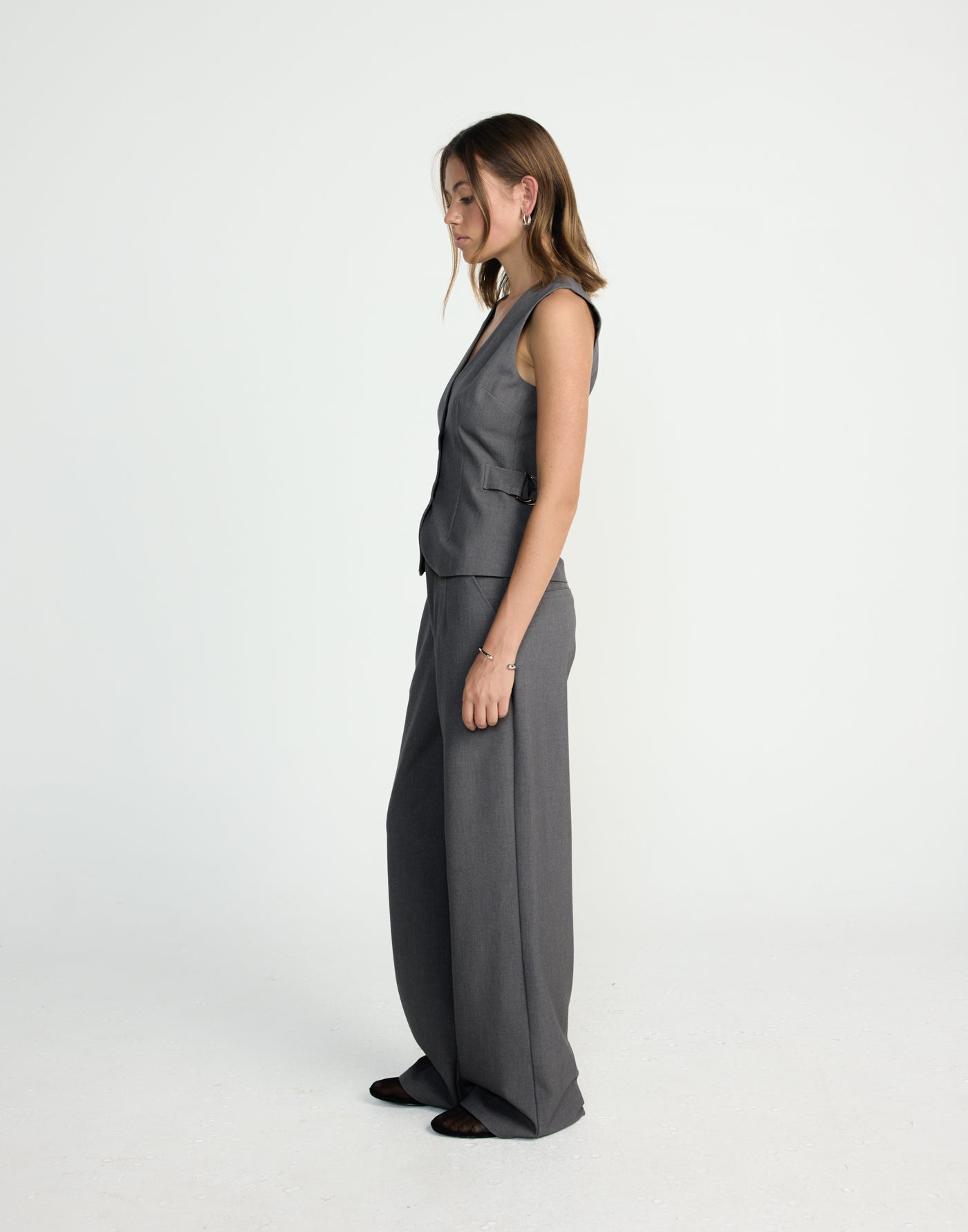 Yori Pants (Textured Slate) | CHARCOAL EXCLUSIVE | - Women's Pants - Charcoal Clothing