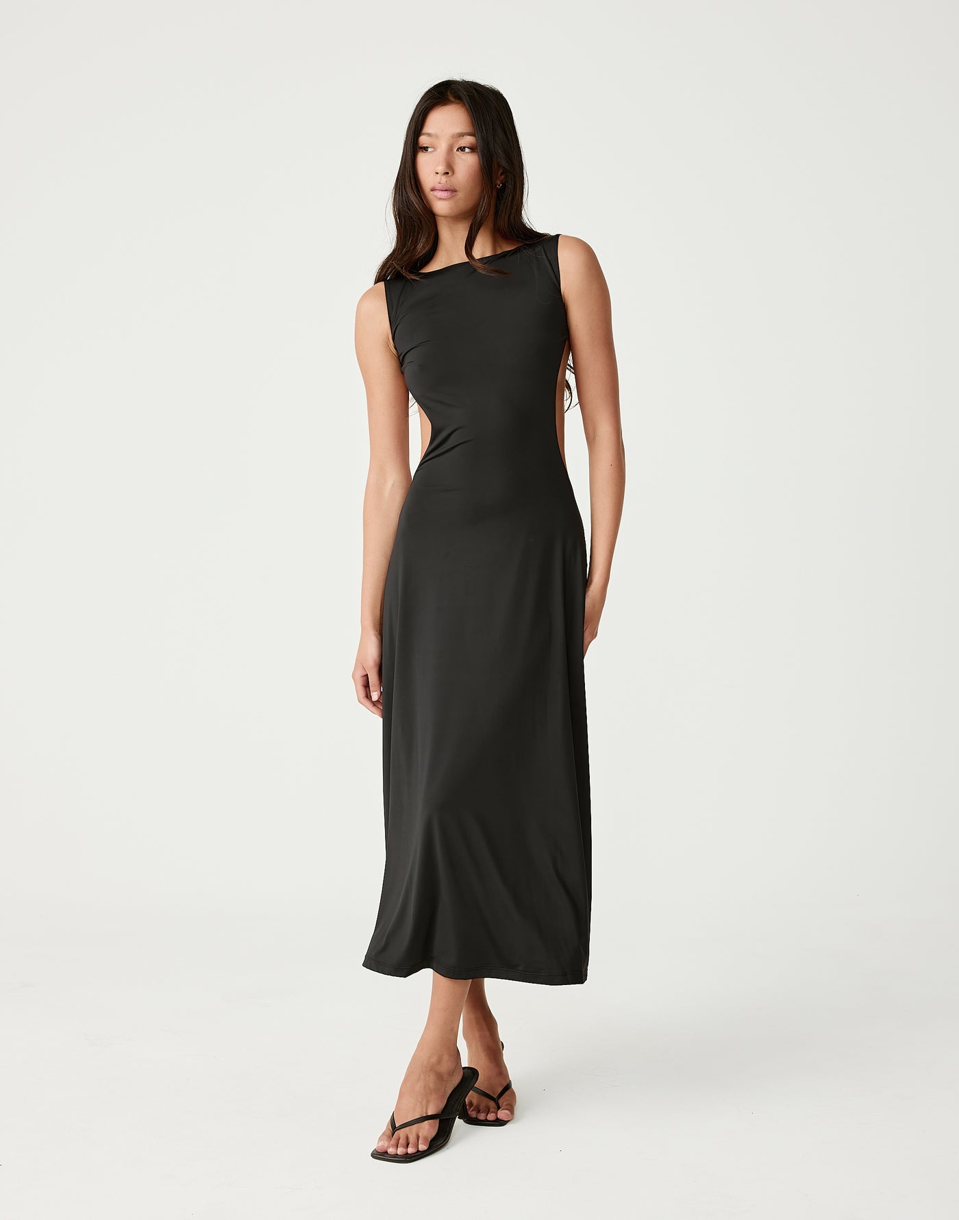  - Women's Dress - Charcoal Clothing