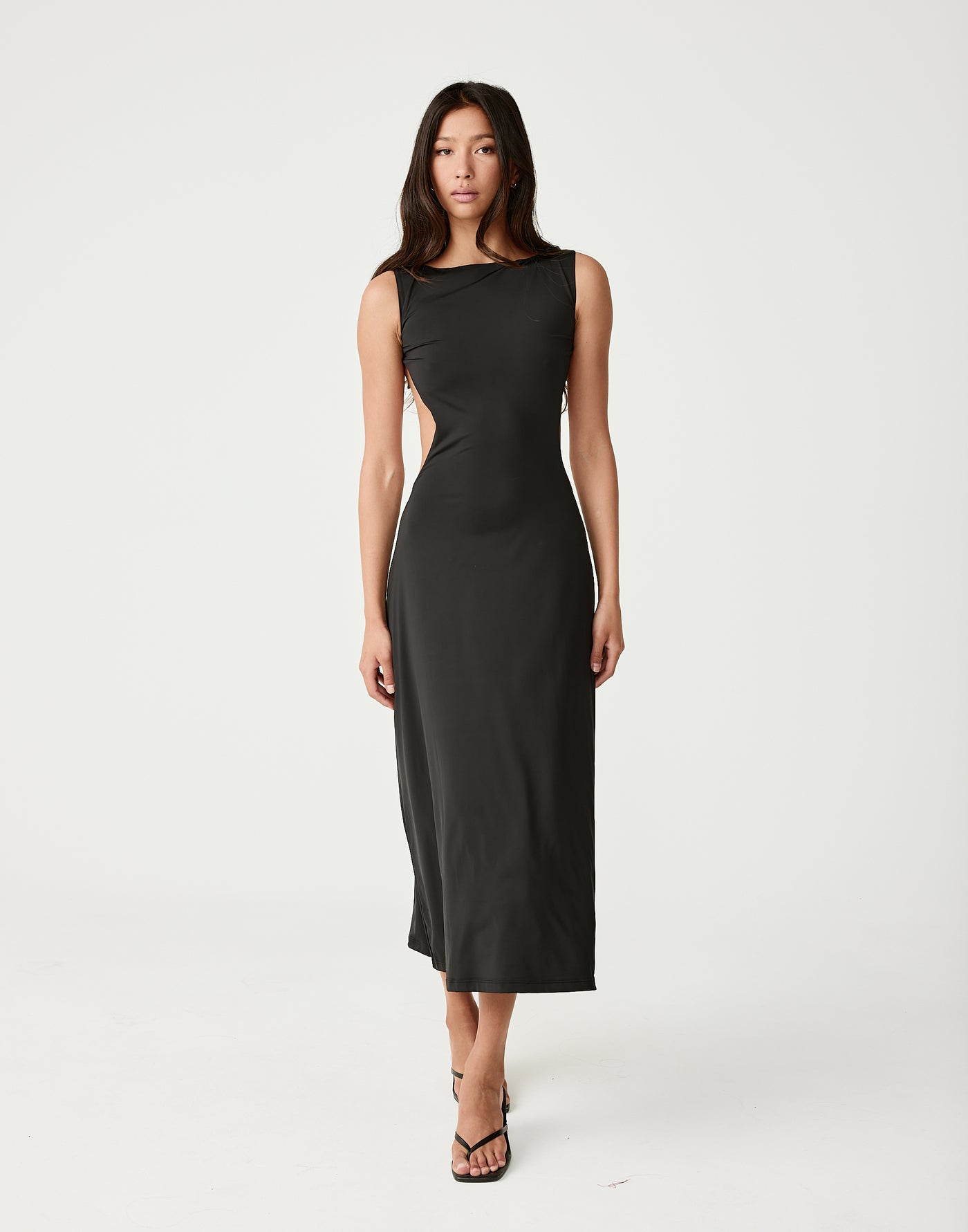  - Women's Dress - Charcoal Clothing