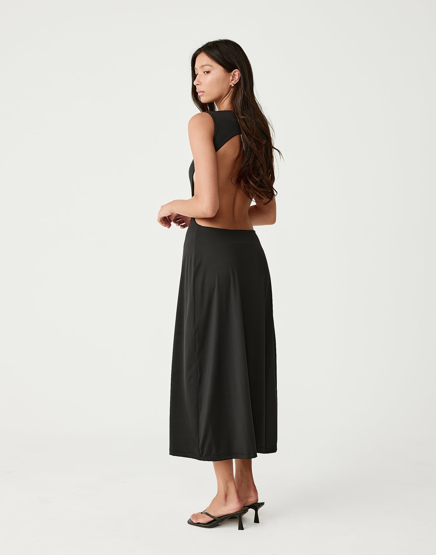  - Women's Dress - Charcoal Clothing
