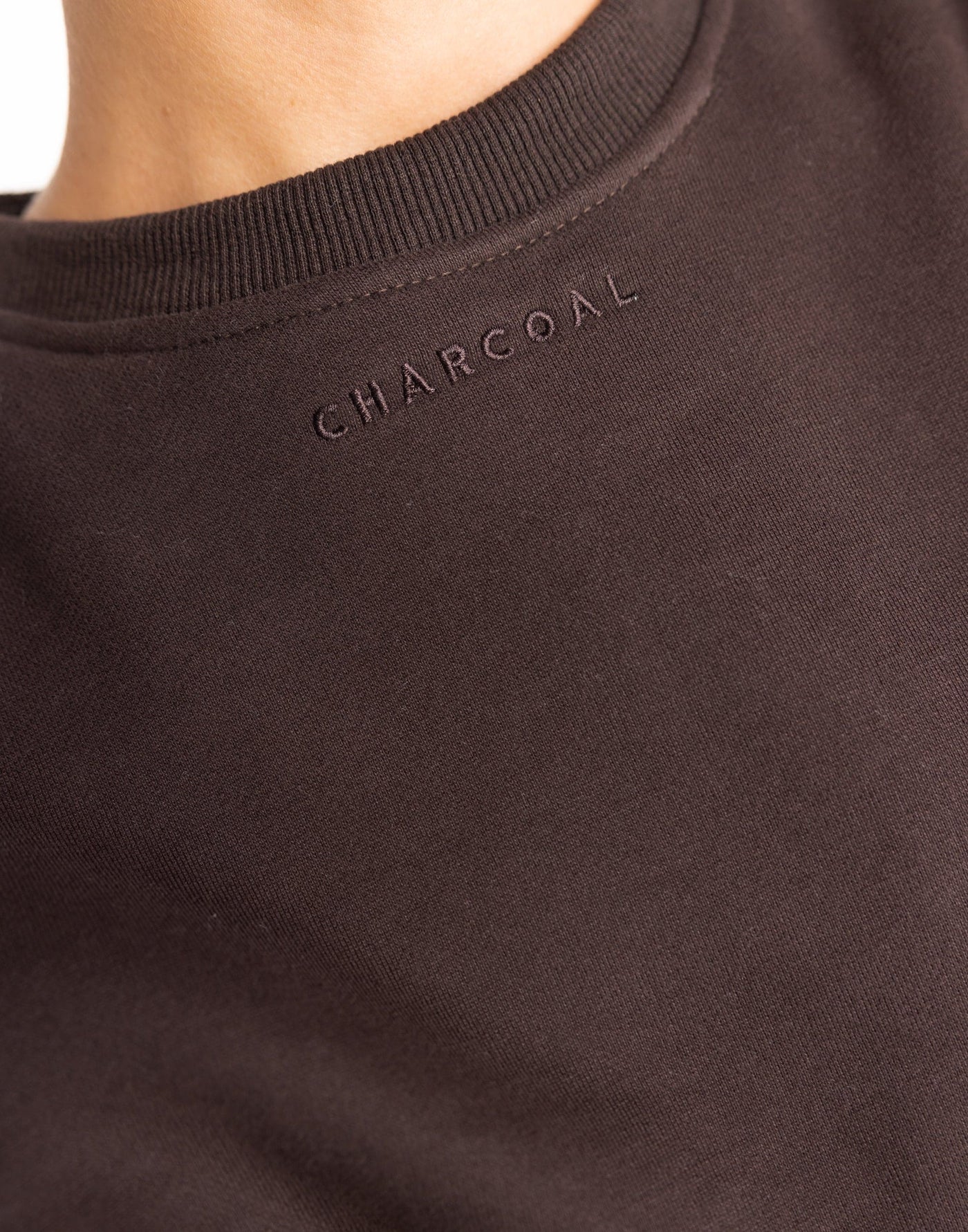 Ellis Sweatshirt (Chocolate) | CHARCOAL Exclusive - Relaxed Fit Crew Neck Jumper - Women's Outerwear - Charcoal Clothing
