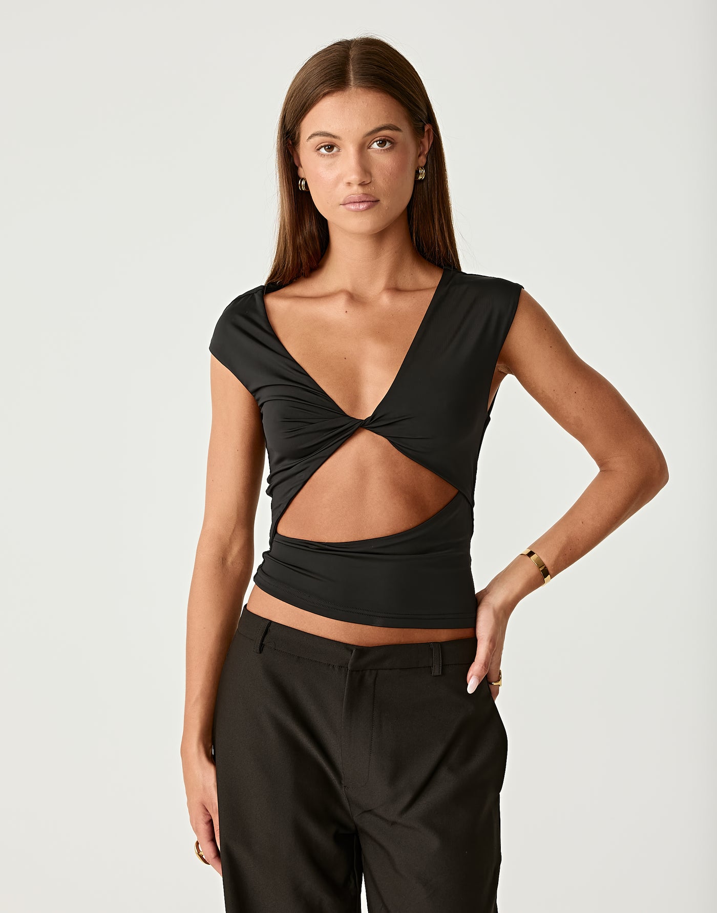  - Women's Top - Charcoal Clothing