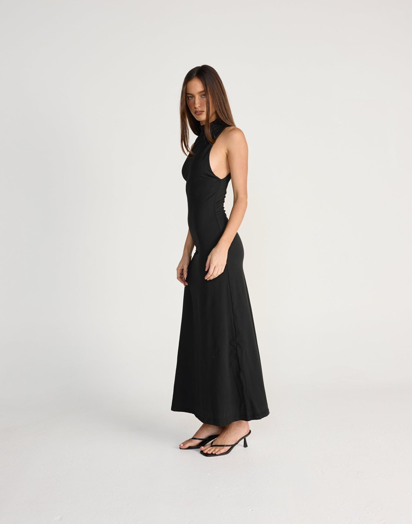  - Women's Dress - Charcoal Clothing