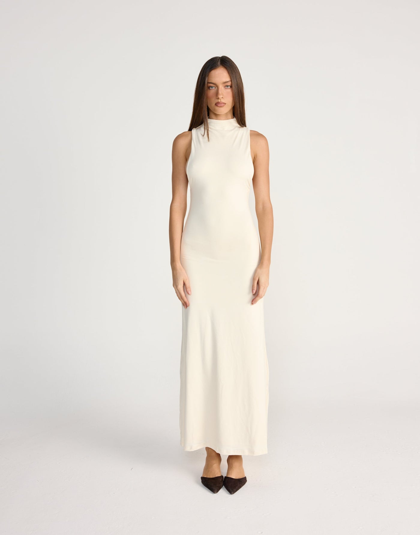  - Women's Dress - Charcoal Clothing