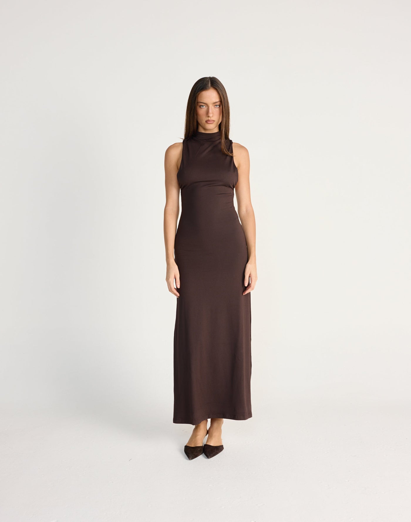  - Women's Dress - Charcoal Clothing