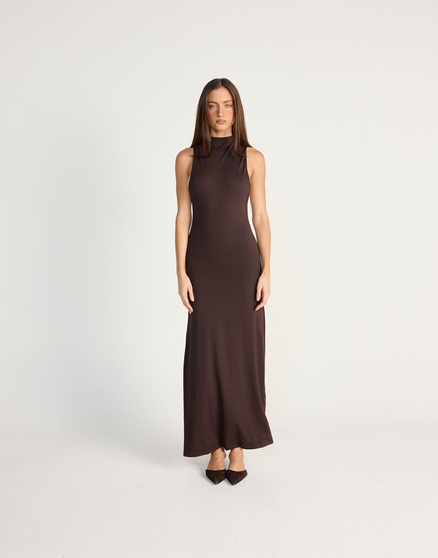  - Women's Dress - Charcoal Clothing