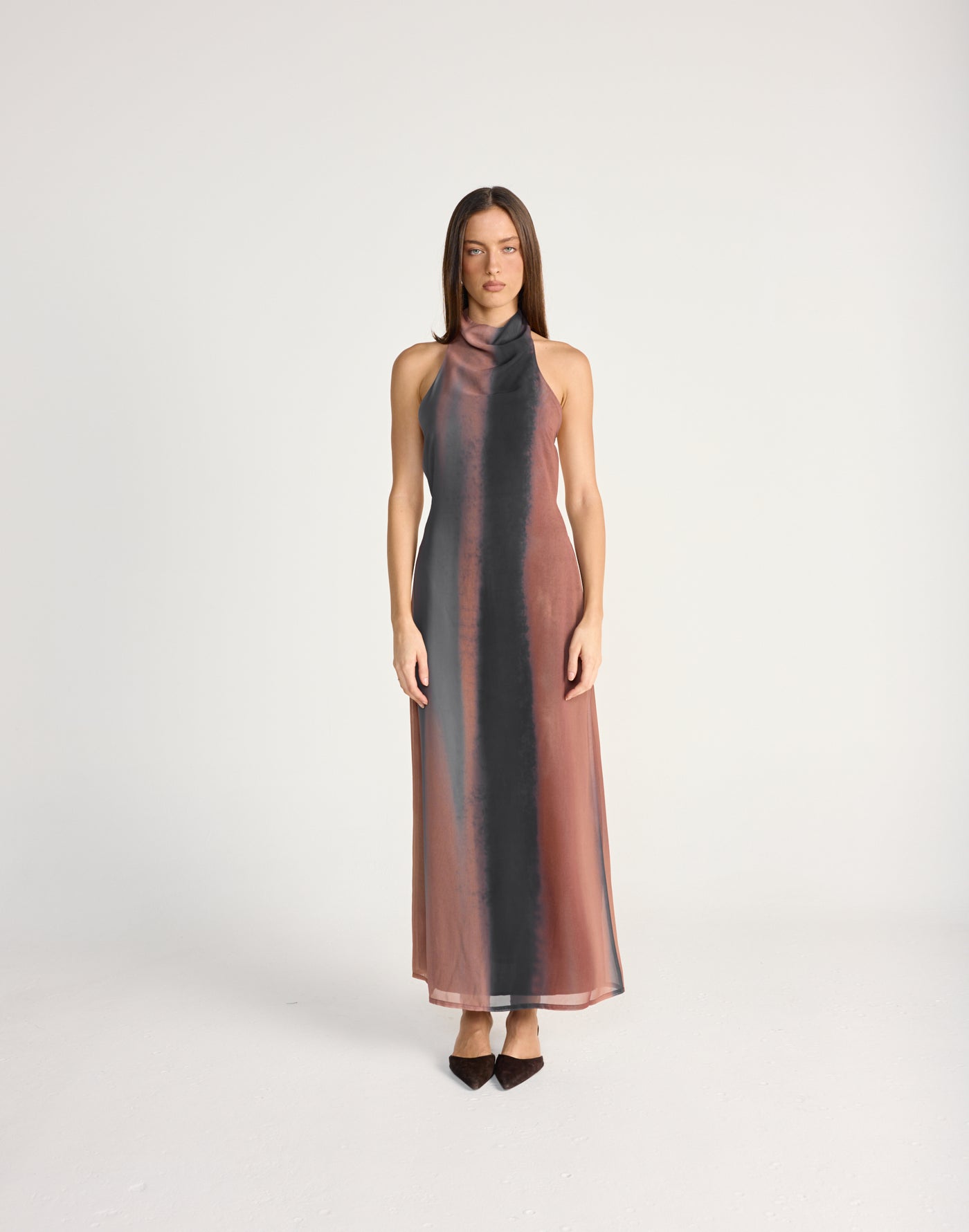  - Women's Dress - Charcoal Clothing