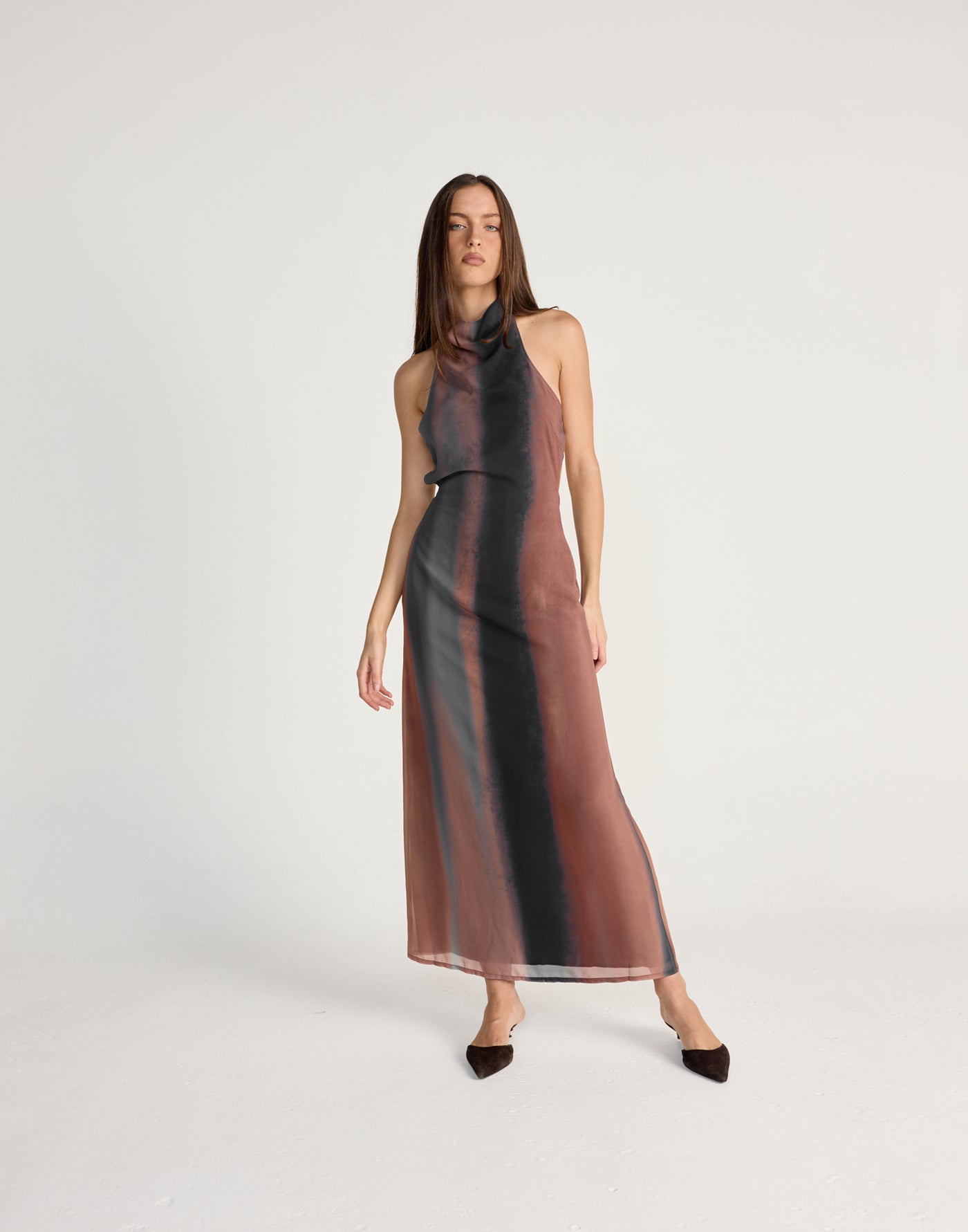  - Women's Dress - Charcoal Clothing