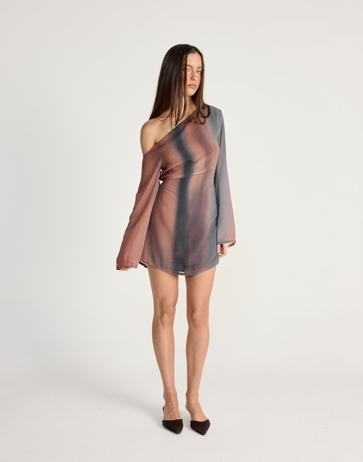  - Women's Dress - Charcoal Clothing