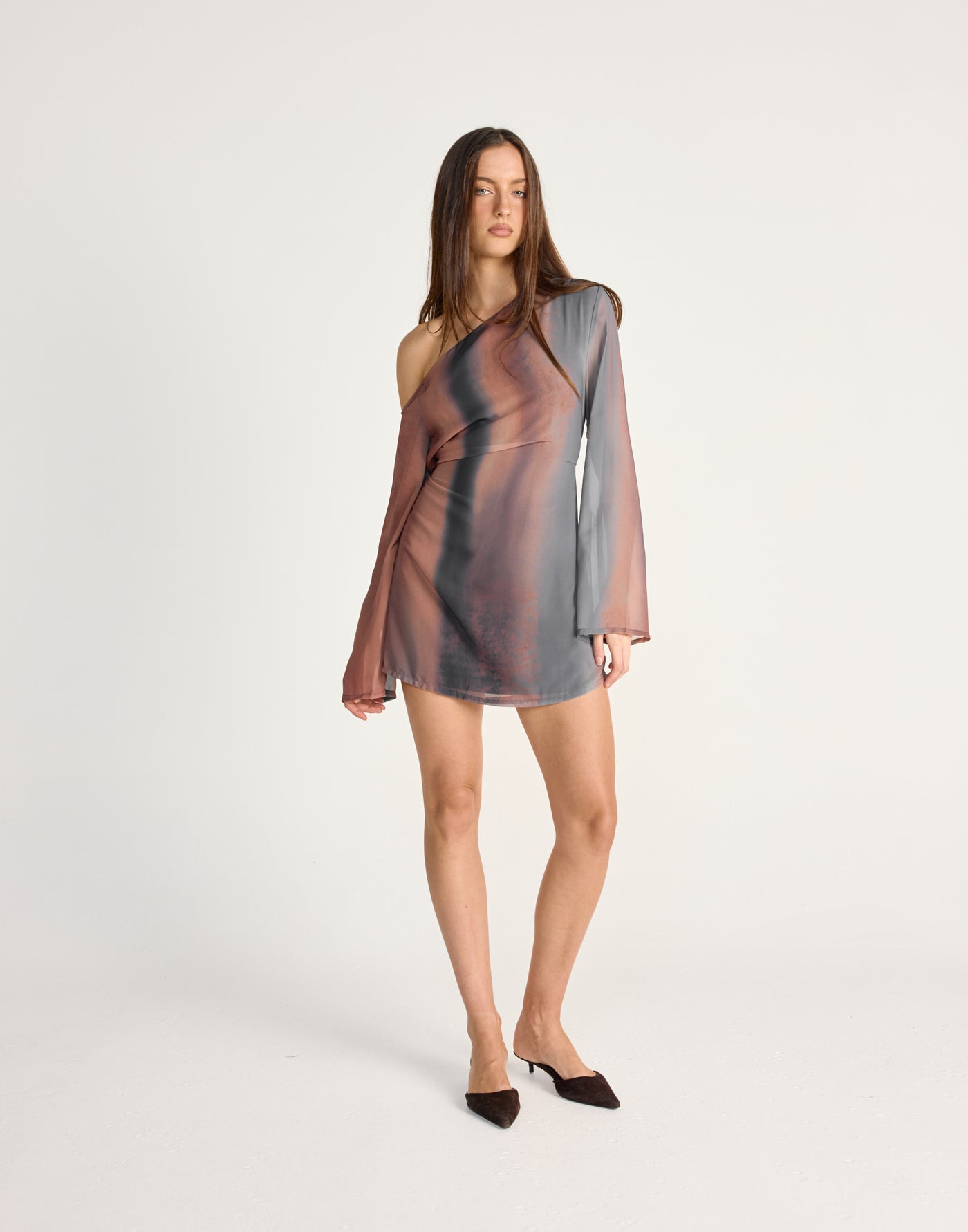  - Women's Dress - Charcoal Clothing