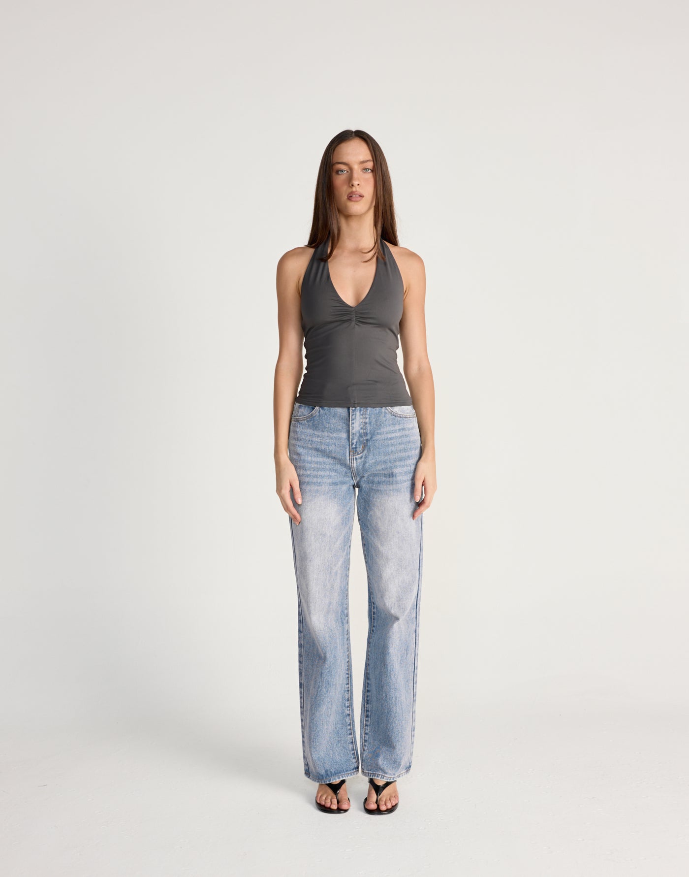 Marina Top (Slate) - - Women's Top - Charcoal Clothing
